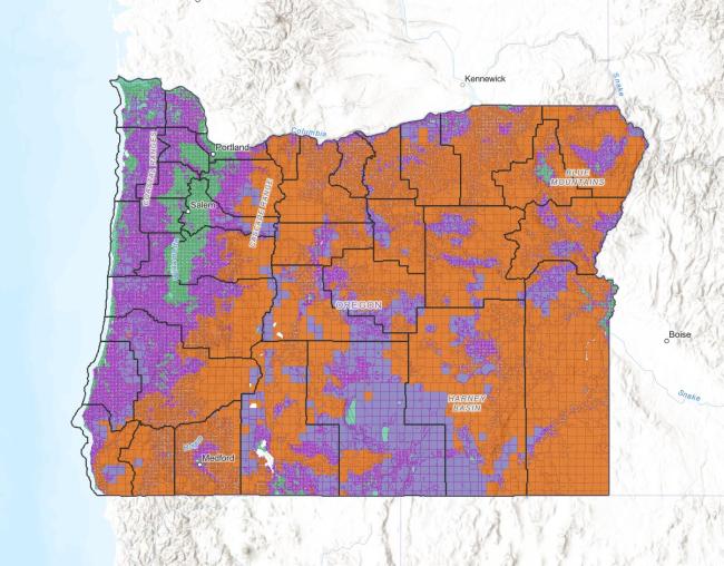 New Oregon Wildfire Hazard Map Released Oregon Statewide Wildfire