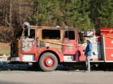 burnt truck